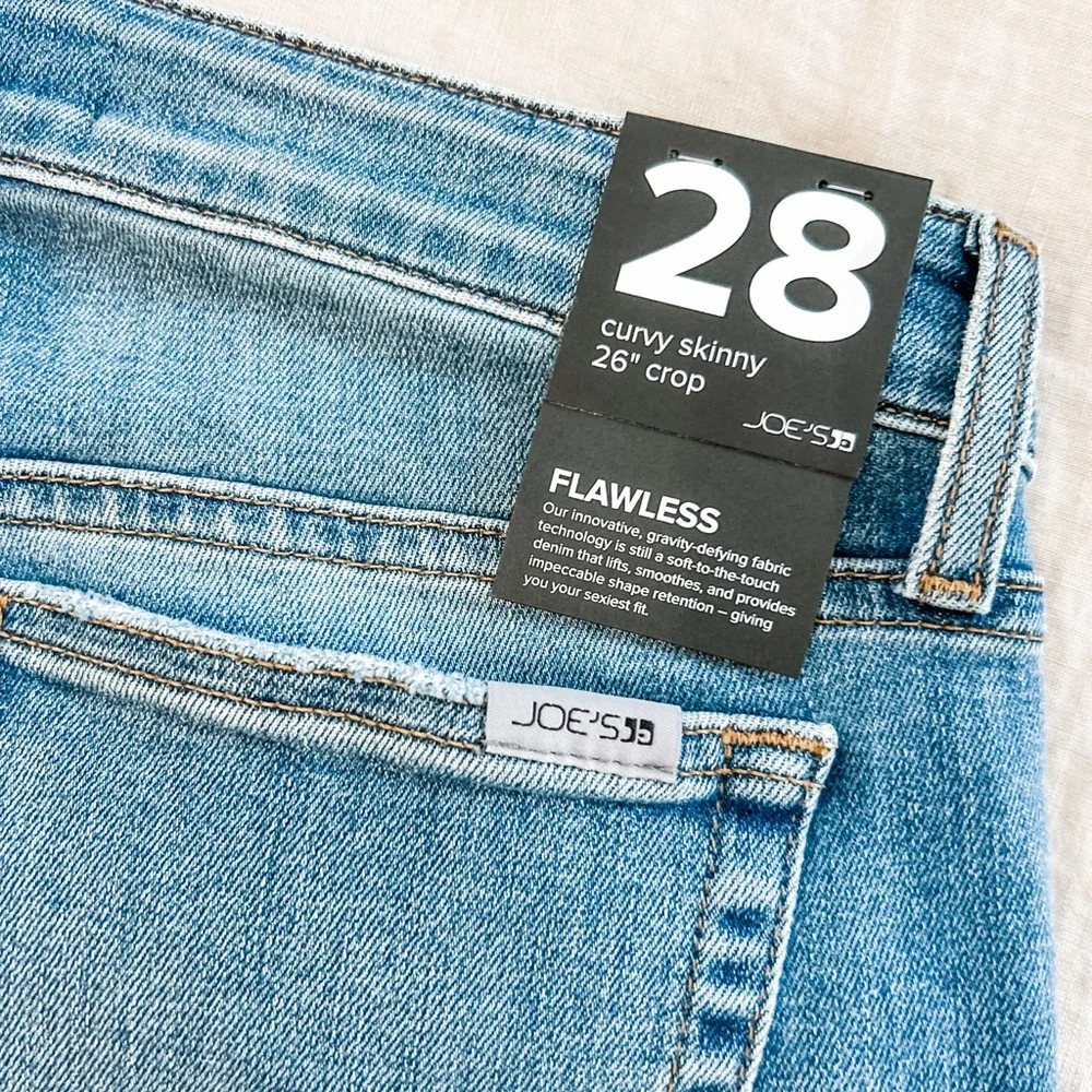 NWT Joe’s Jeans “Flawless” Curvy Skinny Crop, size 28 - Picture 5 of 9